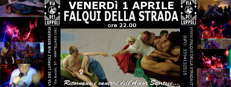 Volantino Evento Facebook 1 aprile 2016 Falqui della Strada @ Via Dei Luppoli